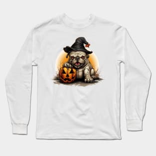 Halloween Bulldog #1 Long Sleeve T-Shirt